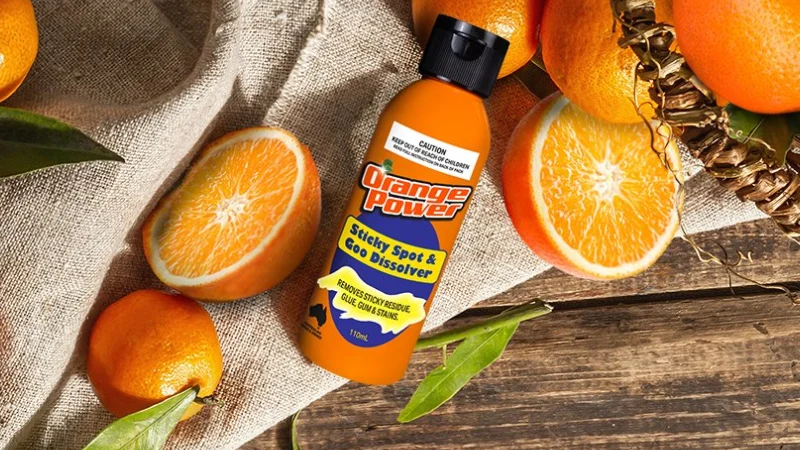 น้ำยาขจัดคราบกาวพื้นผิวทั่วไป ORANGE POWER
